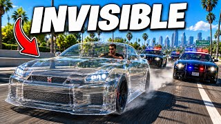 Running From Cops in Invisible Getaway Car on GTA 5 RP screenshot 4