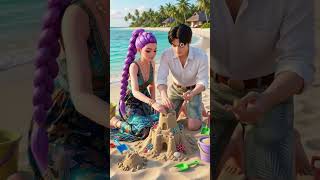 First Day at the Beach Ai Music #huntrx#kpop