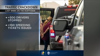 Over 300 drivers stopped during northside Tucson traffic crackdown