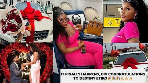 It finally happens,big congratulations to Destiny Etiko as she celebrates her birthday