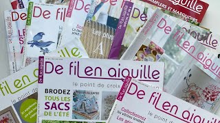 Обзор французских журналов для вышивки DFEA