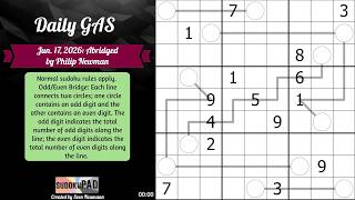 Daily Sudoku - 17 June 2026 screenshot 1