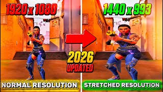 Valorant Stretched Resolution (Only Known Method) After Patch 13.01