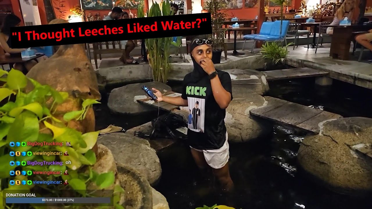 Burger Planet Pushes Johnny Somali Into A Pond