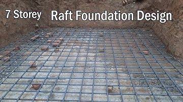 Raft Foundation Design for 7 Stroey Building | Raft Foundation Basic Design |