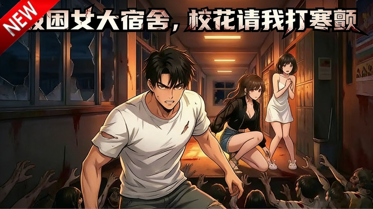 💥【新番上线】《被困女大宿舍，校花请我打寒颤》全集 Multi SUB #热血 #漫剧 #动漫魔女