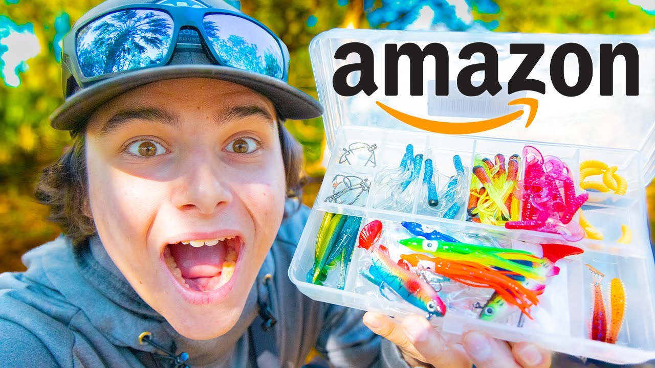Fishing With World's Cheapest Amazon Fishing Kit! (Is It Good?) YouTube