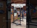 First 400lb+ squat since my torn meniscus. #powerlifting #slingshot #kneesleeves #squat #squats