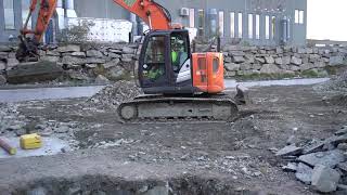 2013 Hitachi ZX135 US-5B w/ GPS, rotor tilt and bucket