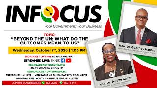Infocus|  'Beyond The UN: What Do The Outcomes Mean To Us'' - Wednesday 6th, October 2026