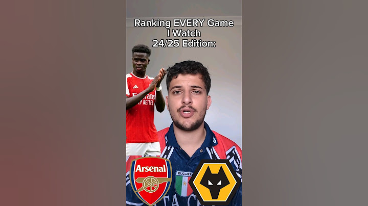 Ranking EVERY Football Game I Watch 24/25 Edition: Arsenal vs Wolves