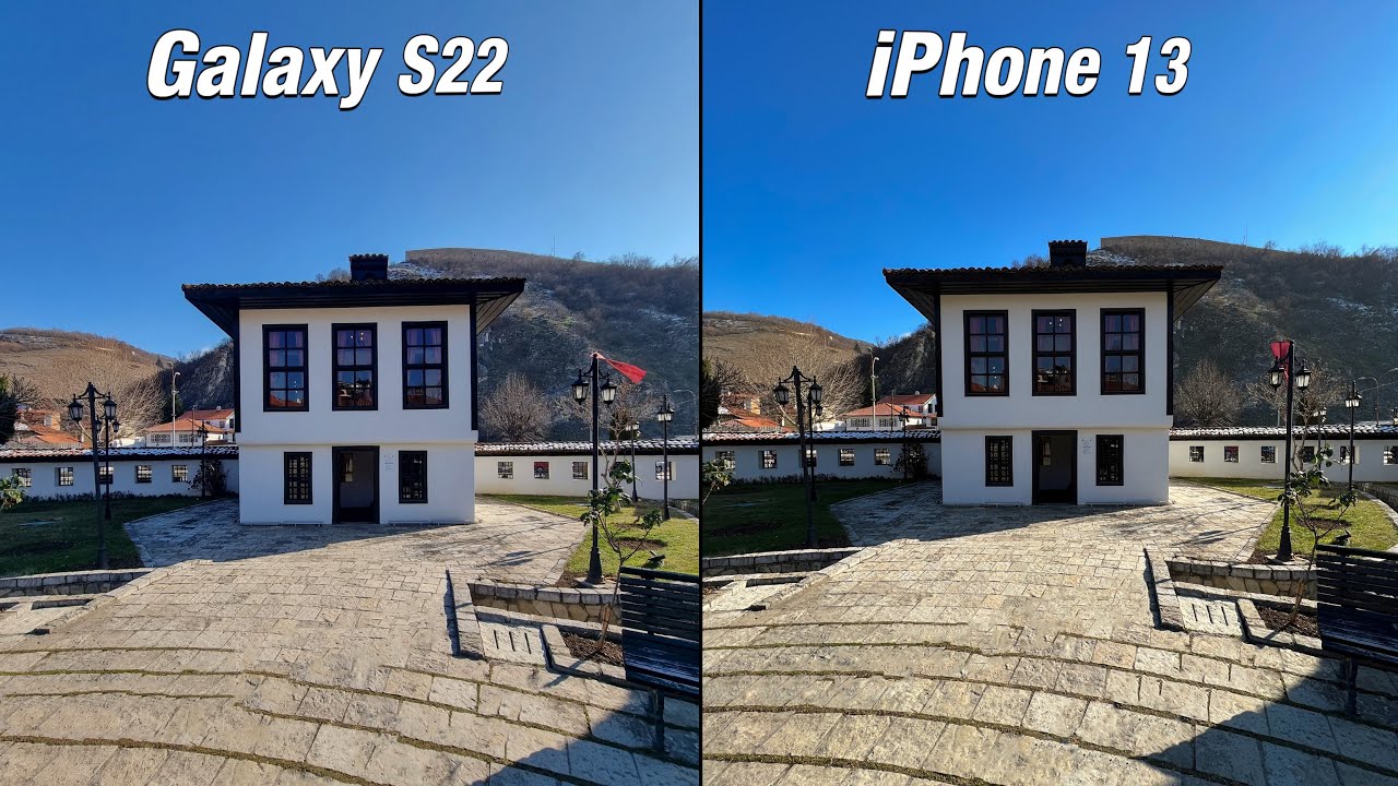Samsung Galaxy S22 vs iPhone 13 Camera Test - YouTube
