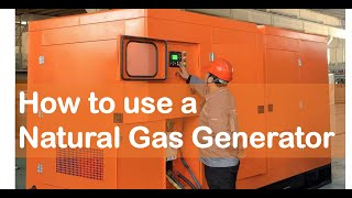 Generator training: how to use a natural gas generator | how does a natural gas generator work