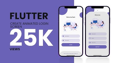 Flutter Animated Login UI - flutter animation tutorial with login page - flutter ui | speedcode
