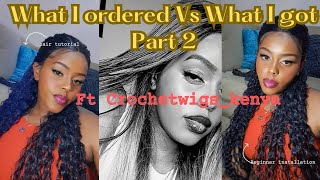 Did I get What I ordered Crochet Wigs Kenya Review This is what I got Sheerow Karangah