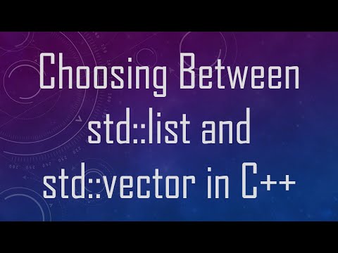 Choosing Between std::list and std::vector in C++