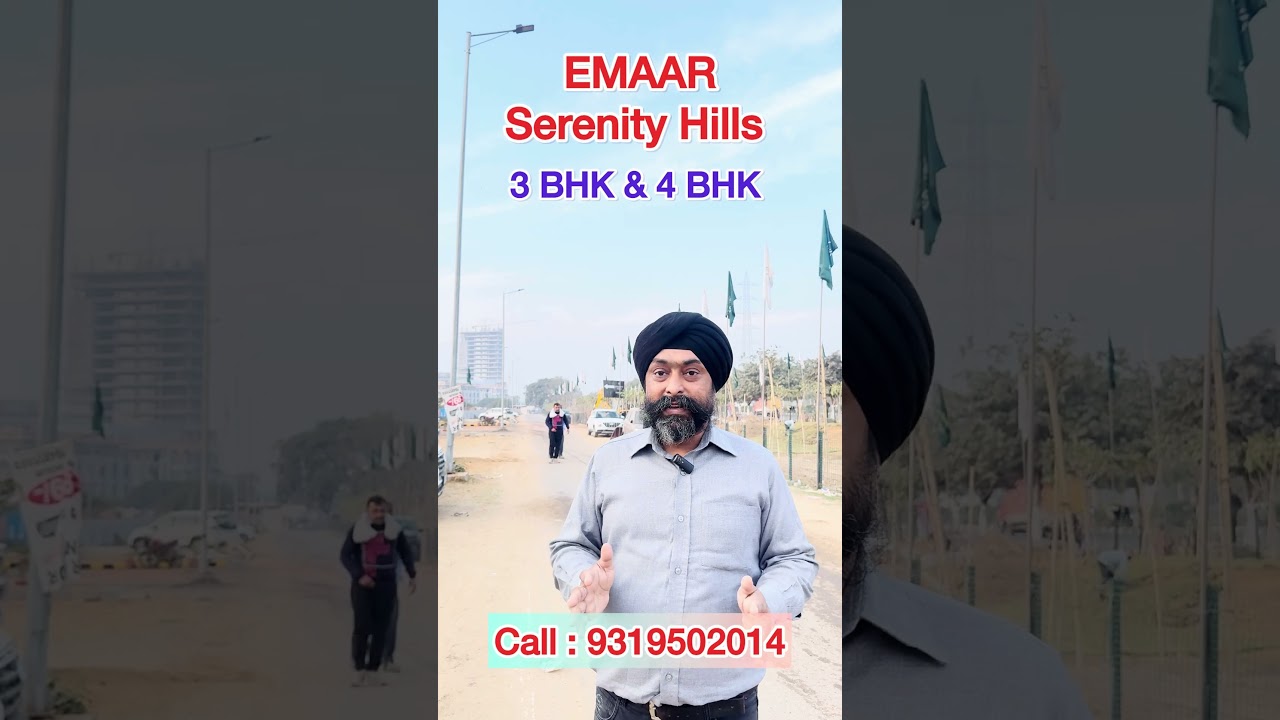 EMAAR Serenity Hills Sector 86 New Gurgaon | Near Launch 3 BHK and 4 BHK 