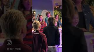 Jack Griffo On The Set of Erin and Aaron