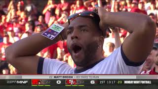 Breida bursts 83 YARDS for fastest '19 TD so far!