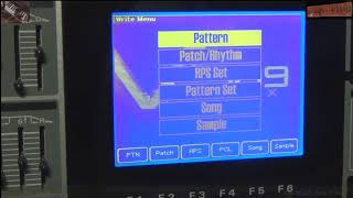 How to save a Preset Pattern to a user location MC909
