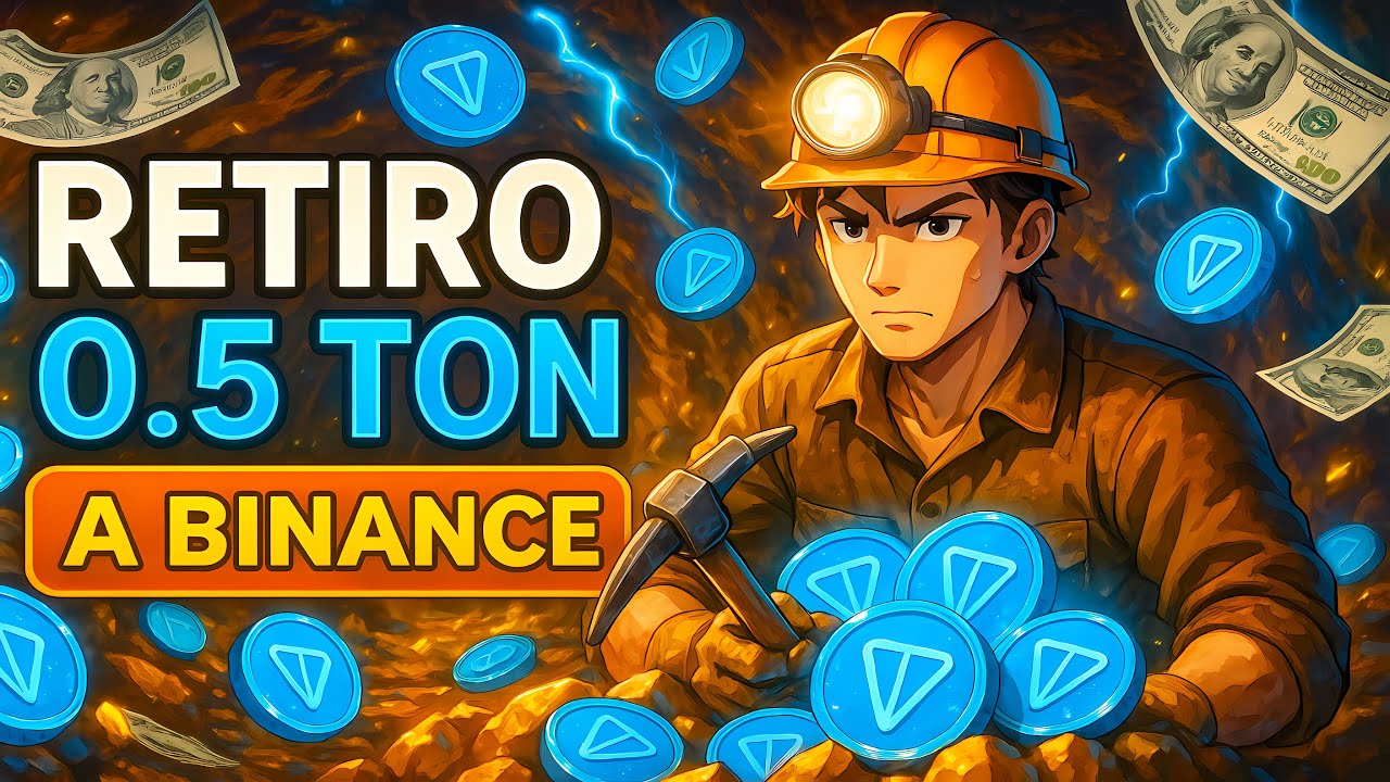 💰 RETIRO 0.5 TON A BINANCE EN VIVO 🔥 Minería de TON Gratis 🤑