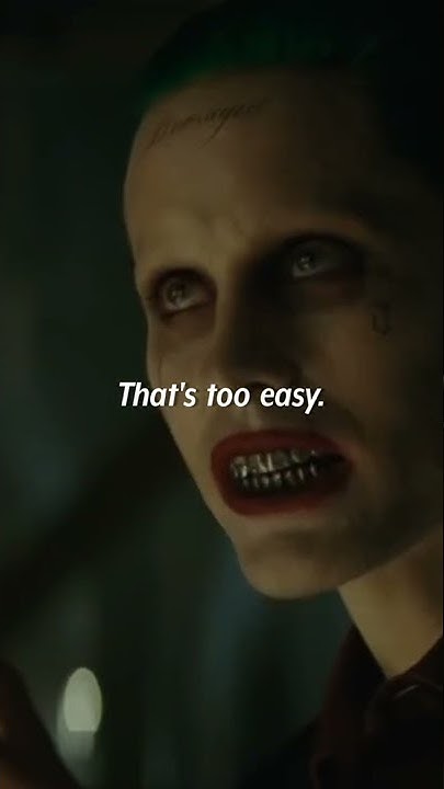Would You Live For Me Joker Quote Would you live for me? || Suicide Squad (2016) || The Joker Quotes || #