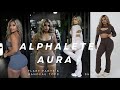 Flares shrugs bandeau tops alphalete aura collection try on haul 
