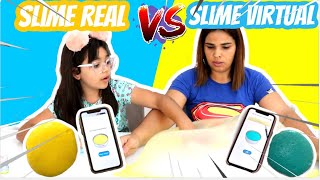 Slime Real Vs Slime Virtual Eduarda Ferrao