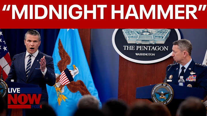BREAKING: Pentagon outlines operation 'Midnight Hammer' strike on Iran