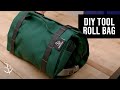 How to make a tool roll bag with zippered pouches