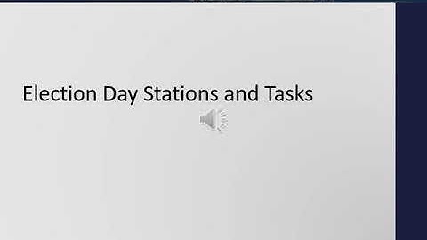 2020 Election Judge Training