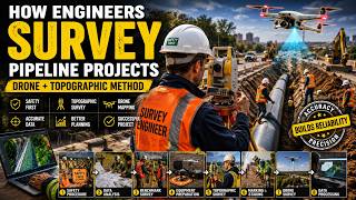 Topographic & Drone Survey Work Method for Pipeline Construction