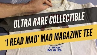 I Read Mad Magazine | Very Rare T-Shirt with Alfred E Neuman