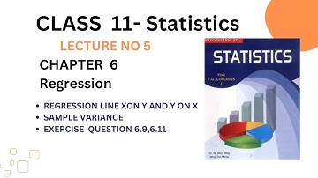 CLASS 11statistics  Chapter 6 regression exercise question
