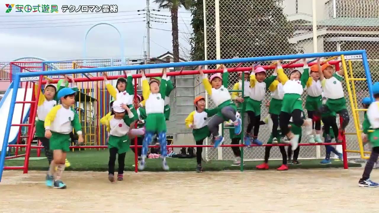 安田式遊具｜テクノロマン® 雲梯｜エール株式会社