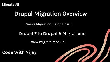 VIWES MIGRATION USING DRUSH