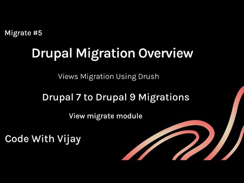 VIWES MIGRATION USING DRUSH