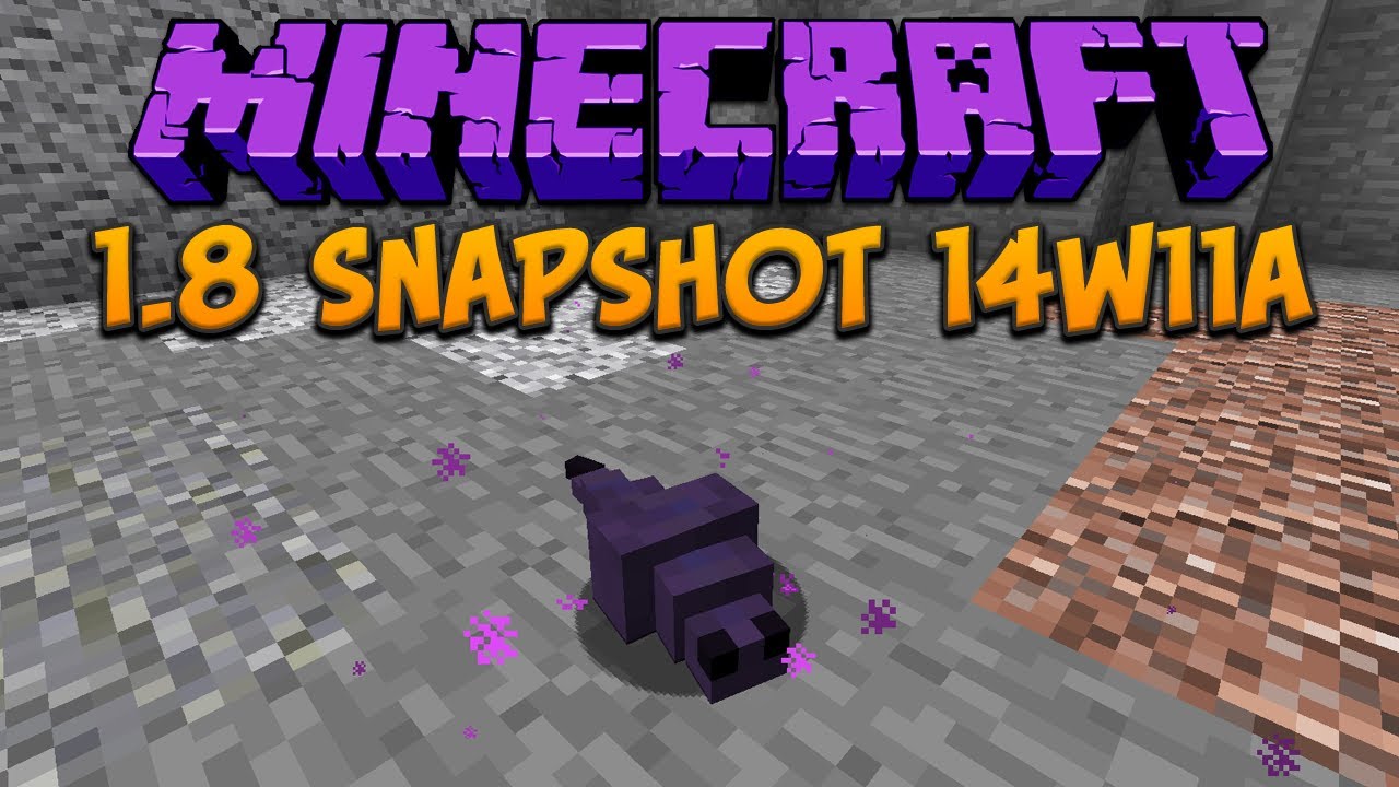 Minecraft 1 8 Snapshot 14w11a Endermite New Mob Youtube