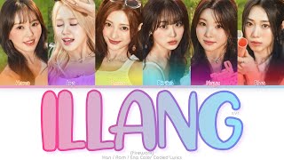 ILY:1 (아일리원) illang (Firework) Color Coded Lyrics (Han/Rom/Eng)