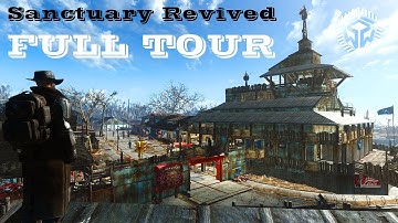 Full Tour of my Revived Sanctuary Settlement Build in Fallout 4
