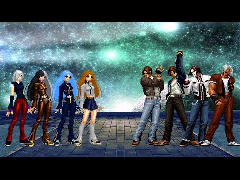 KOF MUGEN Kula Diamond Team VS Kyo Kusanagi Team