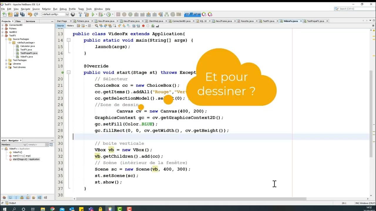 Java : Dessin avec Java FX - YouTube