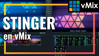 Stinger en vMix 🐝 Cómo utilizar Stinger para crear transiciones animadas en vMix | Tutorial Español screenshot 4