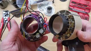 Inside of a Knock-Off Dyson Hair Dryer