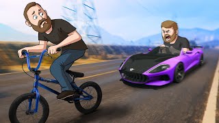 Sports Cars Vs. Humans Challenge! | GTA5