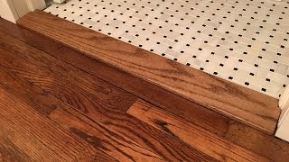 Building a Custom Floor Transition Threshold - Kraftmade