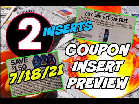 7/18/21 COUPON INSERT PREVIEW | MUST SEE COUPONS THIS WEEK! 💃