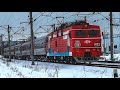 ЭП1-356 с Пассажирским поездом 445Е Екатеринбург - Кисловодск