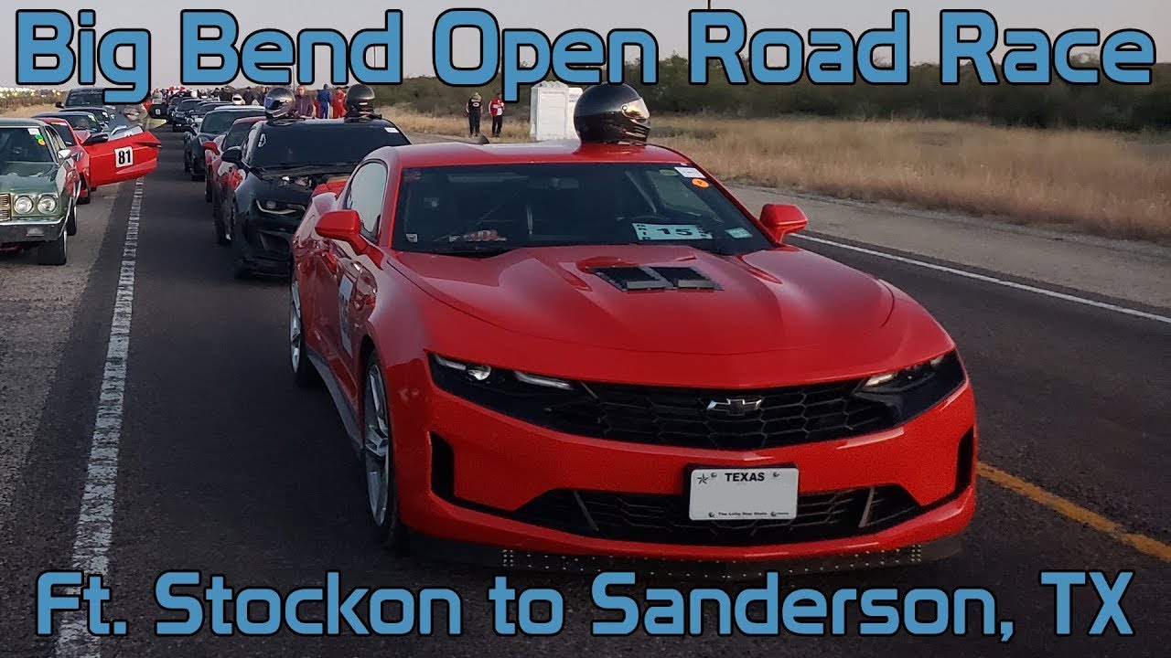 Big Bend Open Road Race Ft. Stockton to Sanderson YouTube