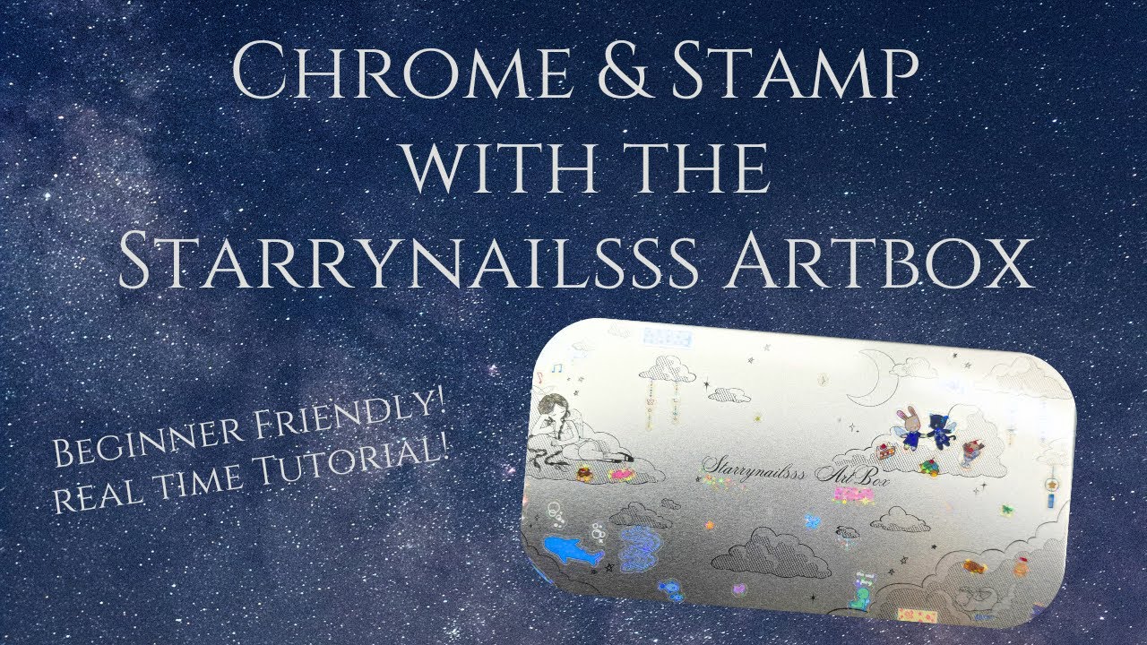 ✨ Хромирование и штамповка с помощью набора StarryNailsss ArtBox ✨ УРОК В РЕАЛЬНОМ ВРЕМЕНИ ✨